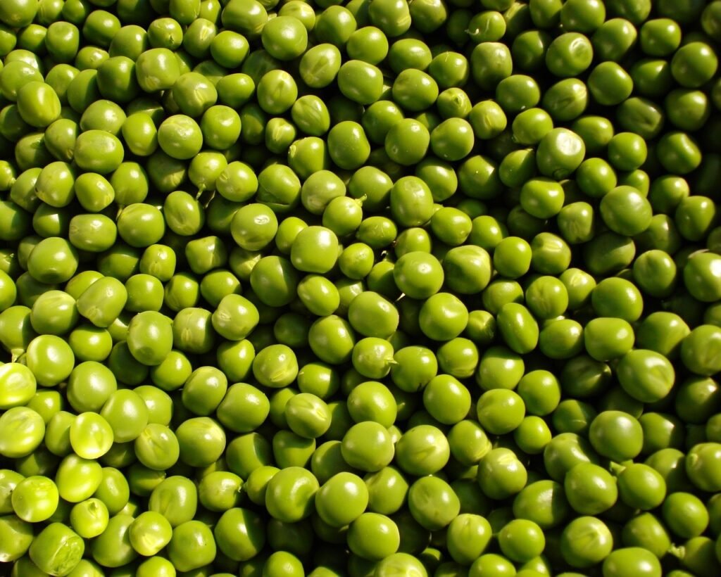 peas, pea, vegetables